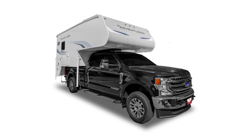 Truck Camper with Bunk-Slide-out