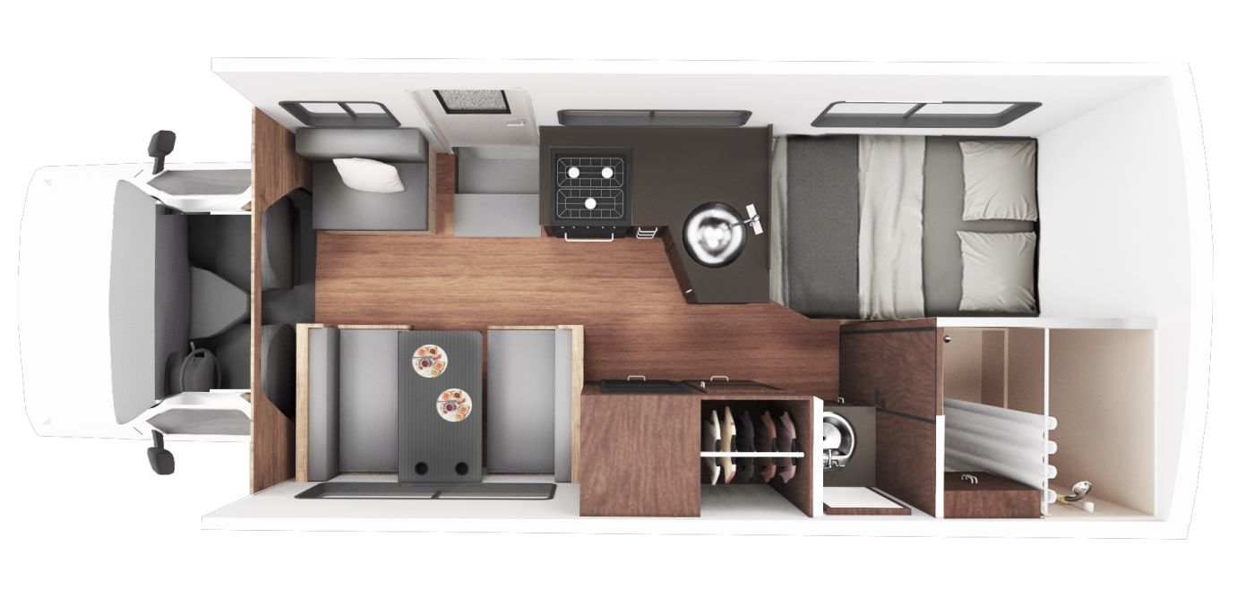 The Standard Motorhome C25 RV from Cruise America | Worldwide Campers
