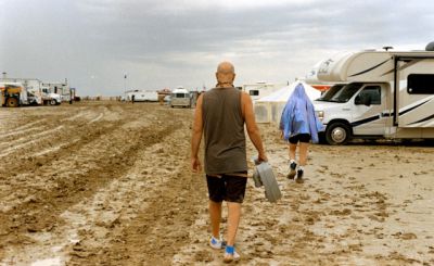 The comfort of an RV at a festival