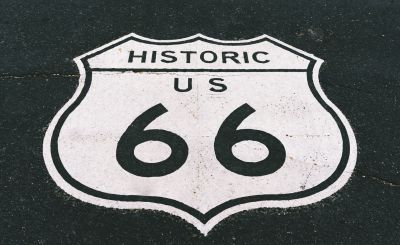 The famous Route 66