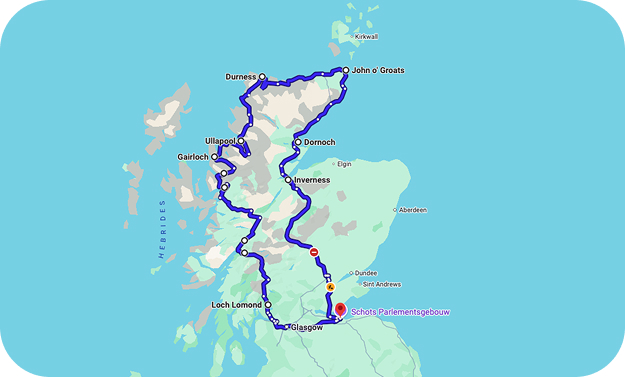 Example Itinerary Schotland Example Itinerary Schotland