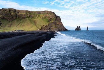 Reynisfjara Blacksand beach Iceland