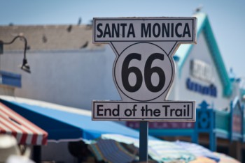 Route 66 end of the trail Route 66 end of the trail