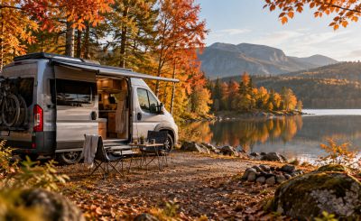 Met de camper langs de herfstkleuren